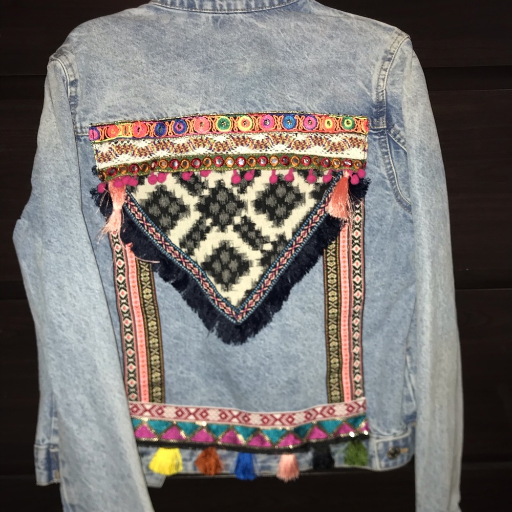 Denim Aztec Jacket